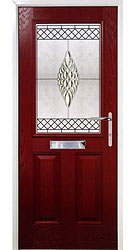 Composite front door - Canyon Red