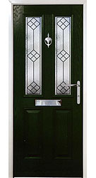 Composite front door - Heritage Green
