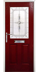 Composite front door - Mediterranean Red
