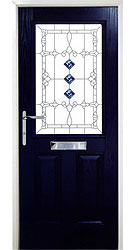 Composite front door - Spanish Blue